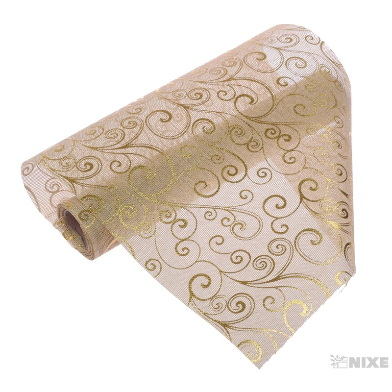 ROLE JUTA ORNAMENT 36cmx3m*ZLATÁ