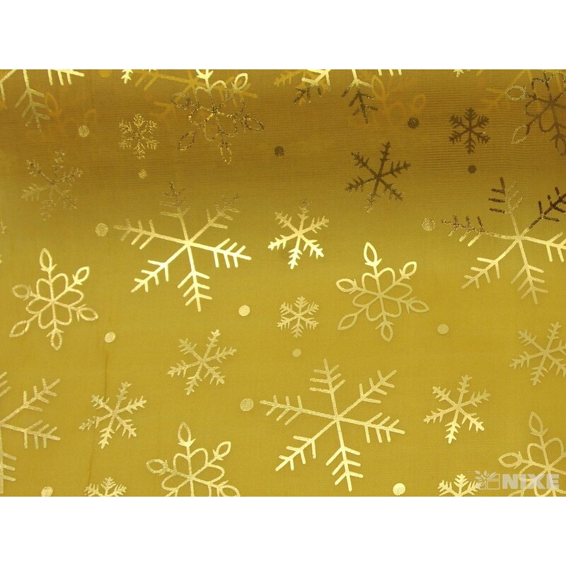 ROLE SATÉN TISK 36cmx3m*ZLATÁ TM.