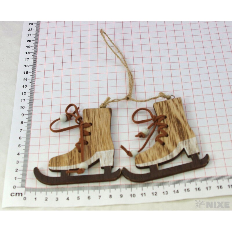 ZÁVĚS BRUSLE 8,5cm 2ks*PŘÍRODNÍ