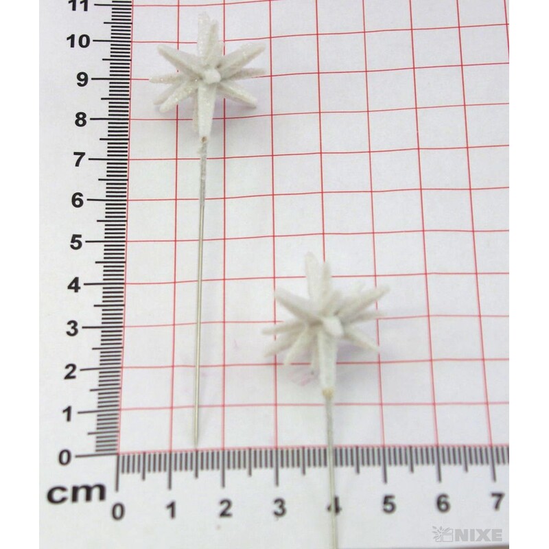 ŠPENDLÍK HVĚZDA 30mmx9cm 36ks*BÍLÁ