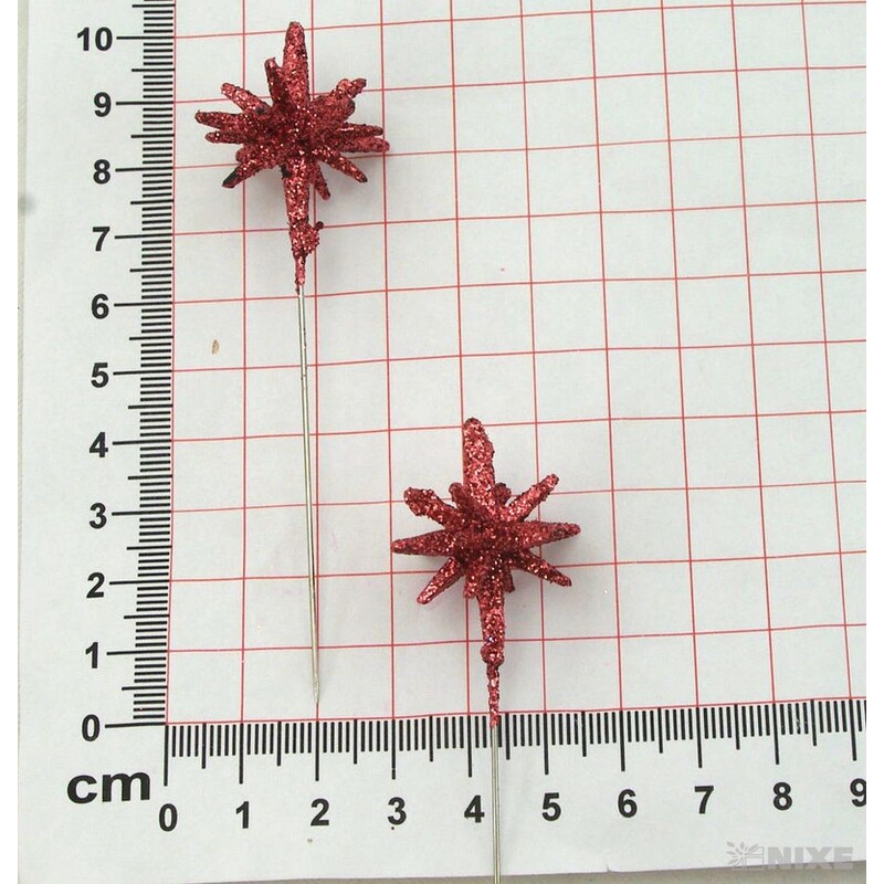 ŠPENDLÍK HVĚZDA 30mmx9cm 36ks*MĚDENÁ