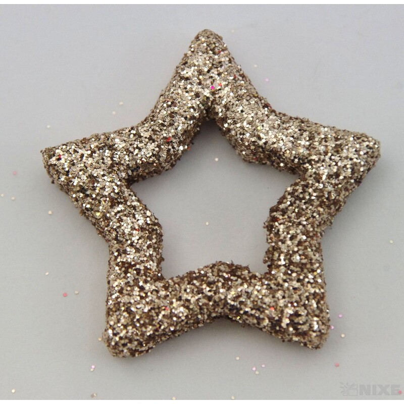 HVĚZDA 3,5cm 48ks*ZLATÁ ANT.