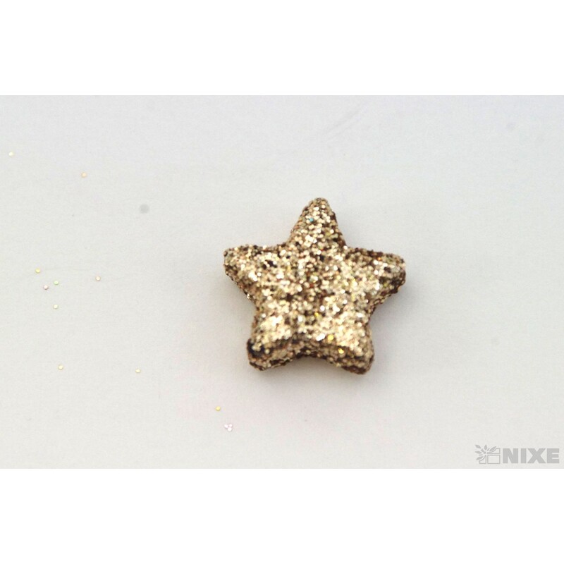 HVĚZDA 1,5cm 144ks*ZLATÁ ANT.