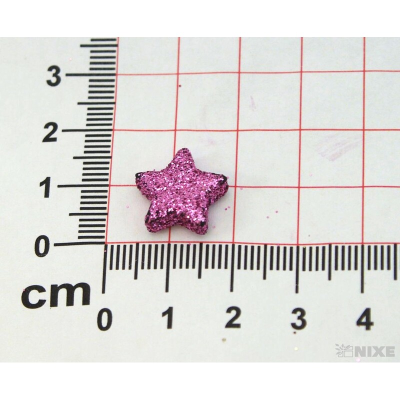 HVĚZDA 1,5cm 144ks*RŮŽOVÁ