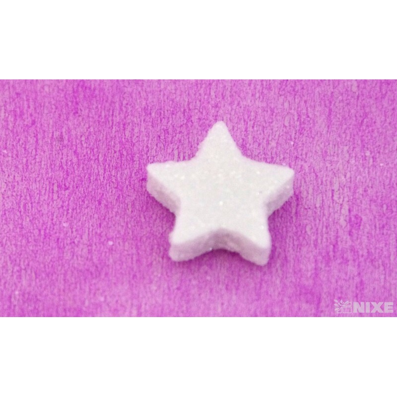 HVĚZDA 1,5cm 144ks*BÍLÁ