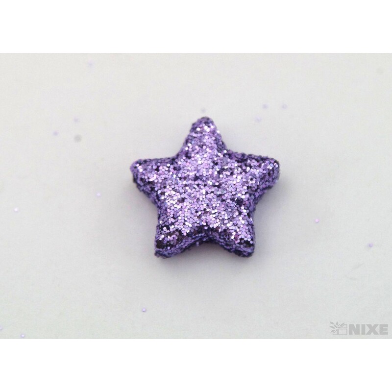 HVĚZDA 1,5cm 144ks*FIALOVÁ