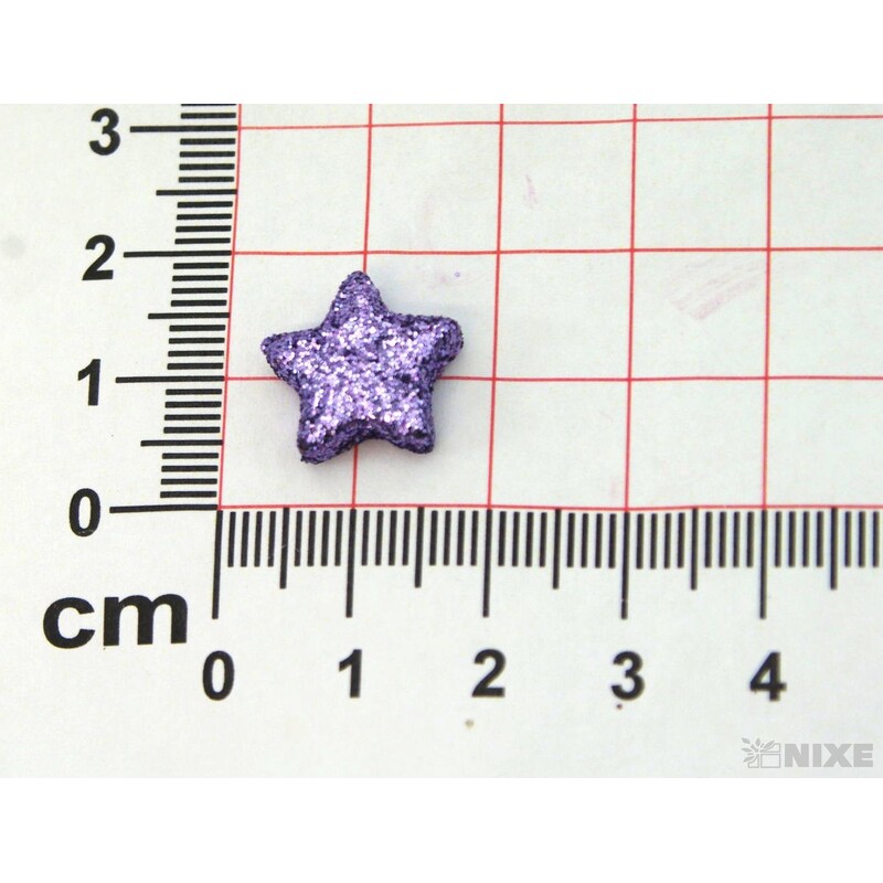 HVĚZDA 1,5cm 144ks*FIALOVÁ