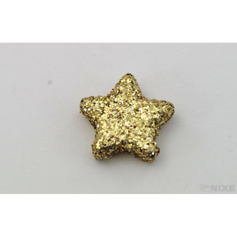 HVĚZDA 1,5cm 144ks*ZLATÁ