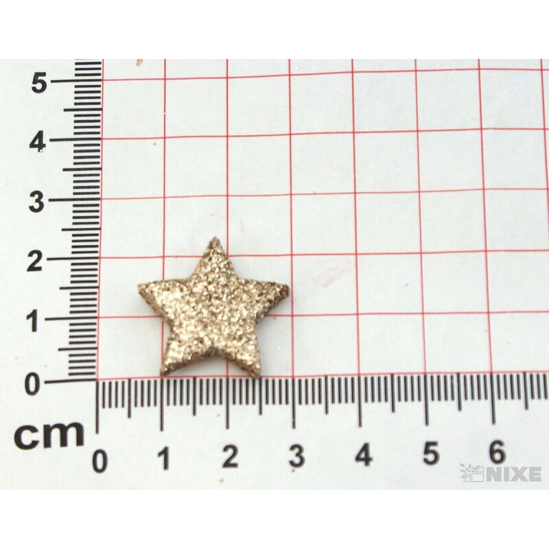 HVĚZDA 2,5cm 48ks*ZLATÁ ANT.