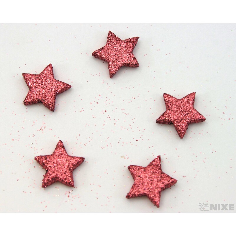 HVĚZDA 2,5cm 48ks*MĚDENÁ