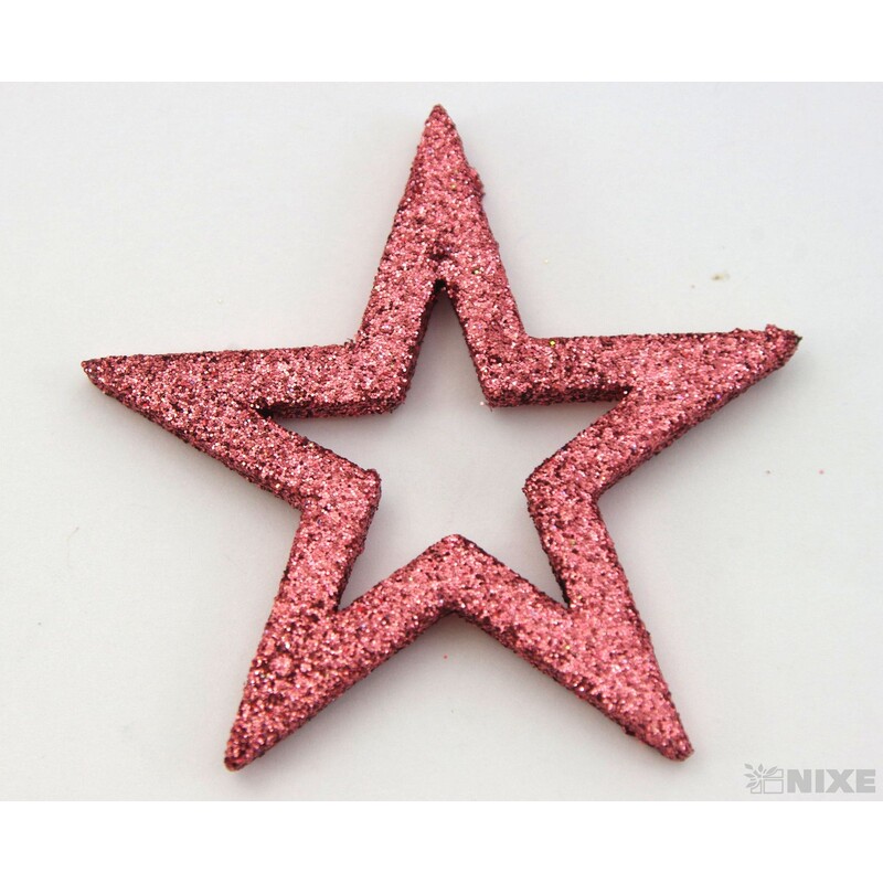 HVĚZDA 3,5-6,5cm 24ks*MĚDENÁ