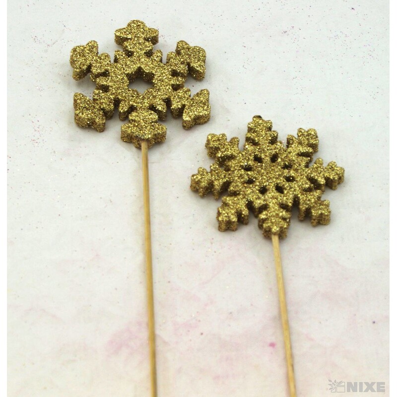 ZÁPICH VLOČKA 8x26cm 12ks*ZLATÁ