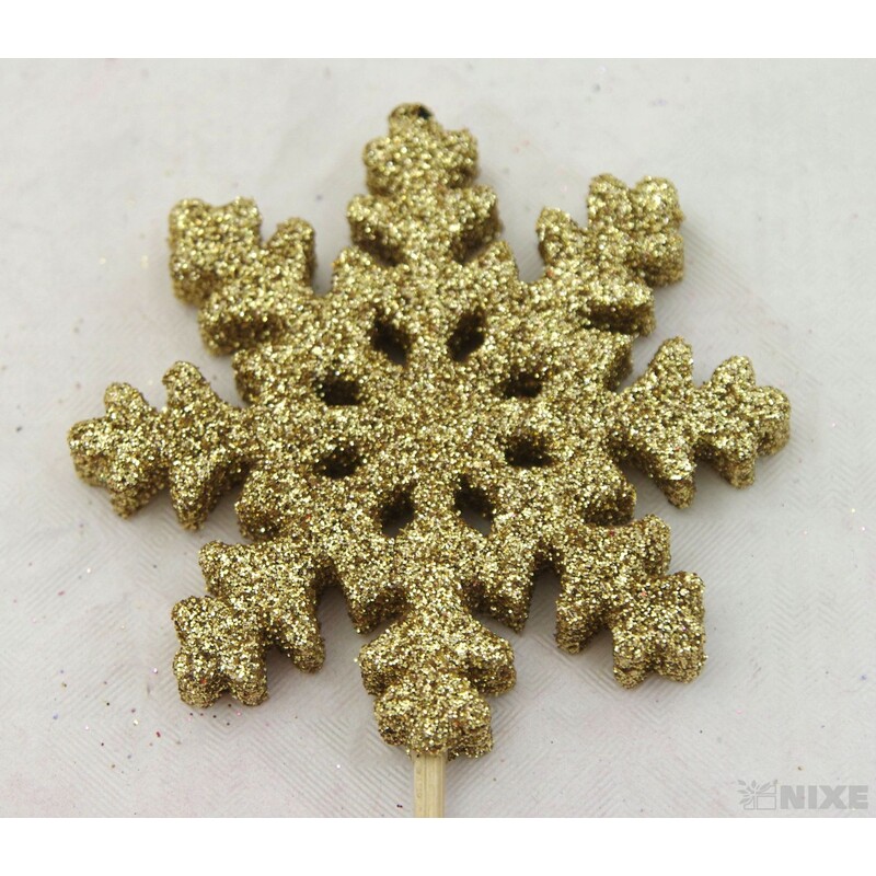 ZÁPICH VLOČKA 8x26cm 12ks*ZLATÁ