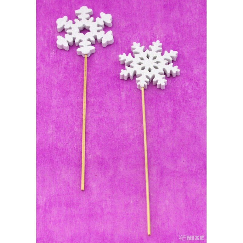 ZÁPICH VLOČKA 8x26cm 12ks*BÍLÁ