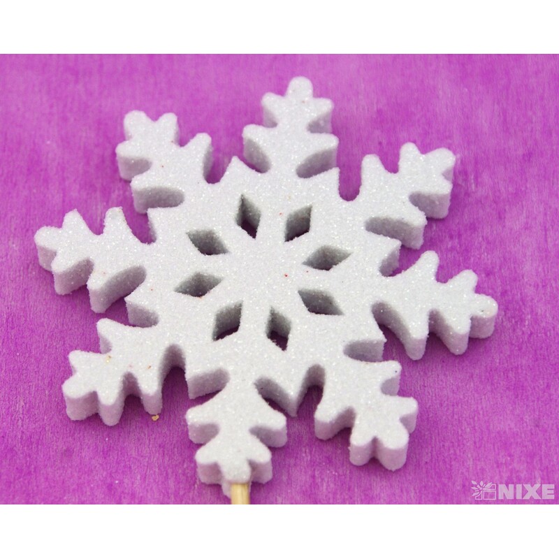 ZÁPICH VLOČKA 8x26cm 12ks*BÍLÁ