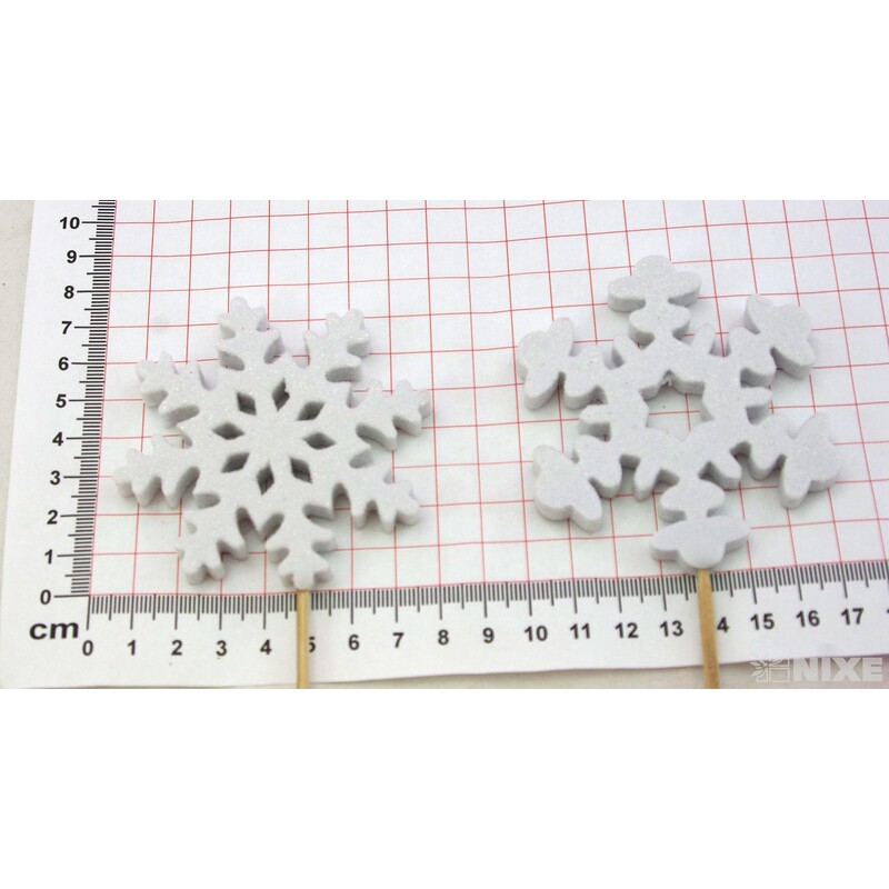 ZÁPICH VLOČKA 8x26cm 12ks*BÍLÁ