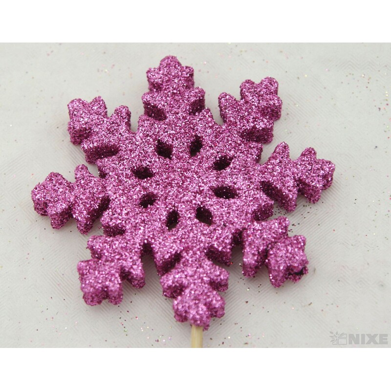 ZÁPICH VLOČKA 8x26cm 12ks*RŮŽOVÁ