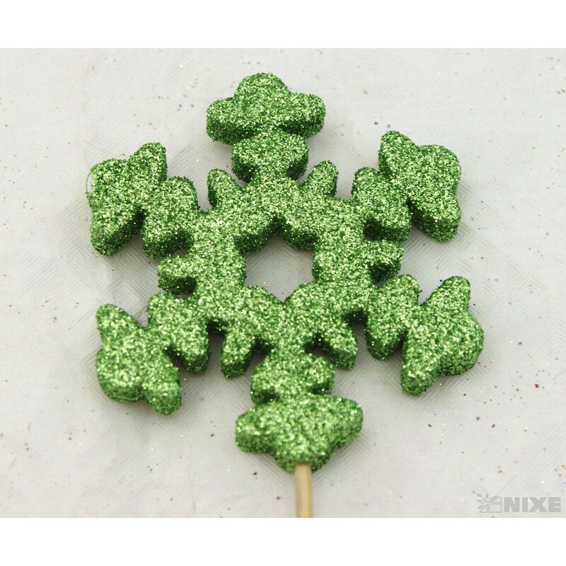 ZÁPICH VLOČKA 8x26cm 12ks*ZELENÁ