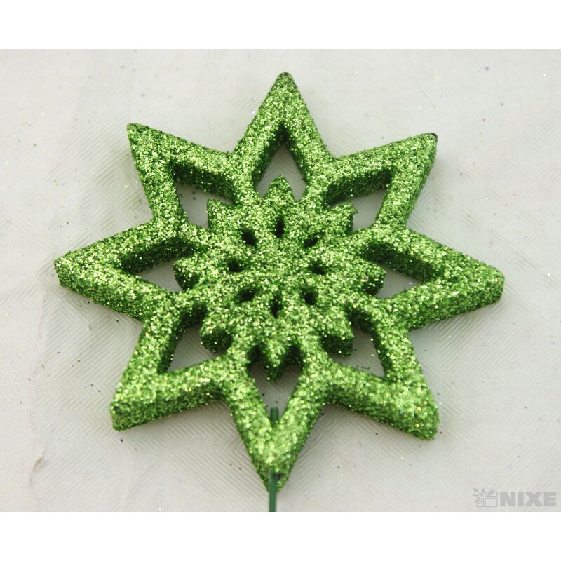 ZÁPICH VLOČKA 7x27cm 12ks*ZELENÁ