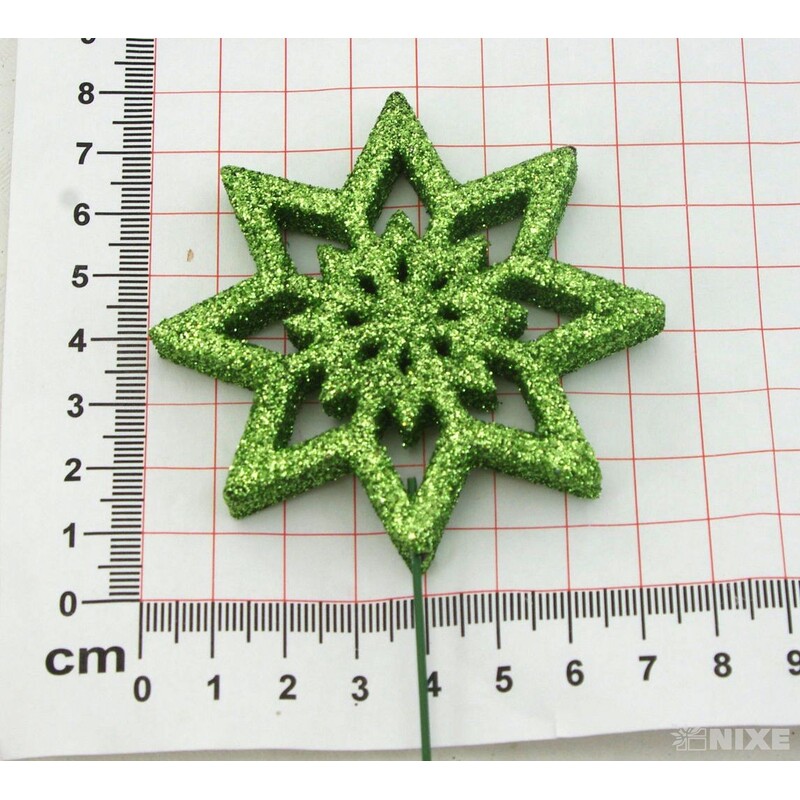 ZÁPICH VLOČKA 7x27cm 12ks*ZELENÁ