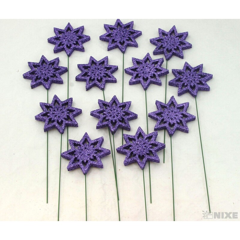 ZÁPICH VLOČKA 7x27cm 12ks*FIALOVÁ