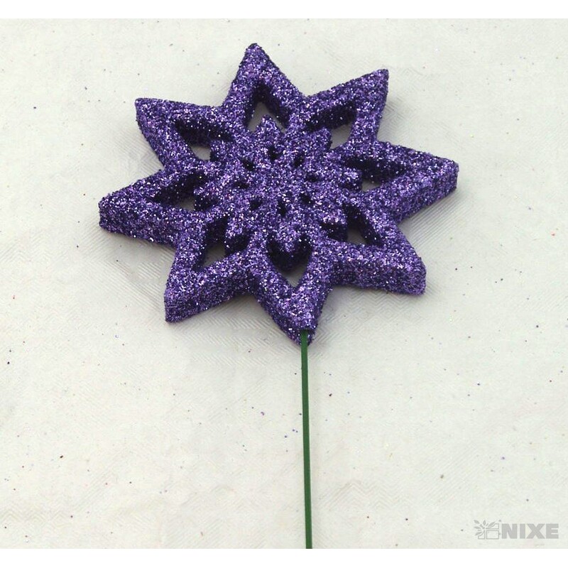 ZÁPICH VLOČKA 7x27cm 12ks*FIALOVÁ