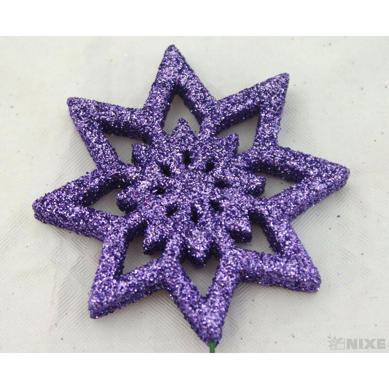 ZÁPICH VLOČKA 7x27cm 12ks*FIALOVÁ