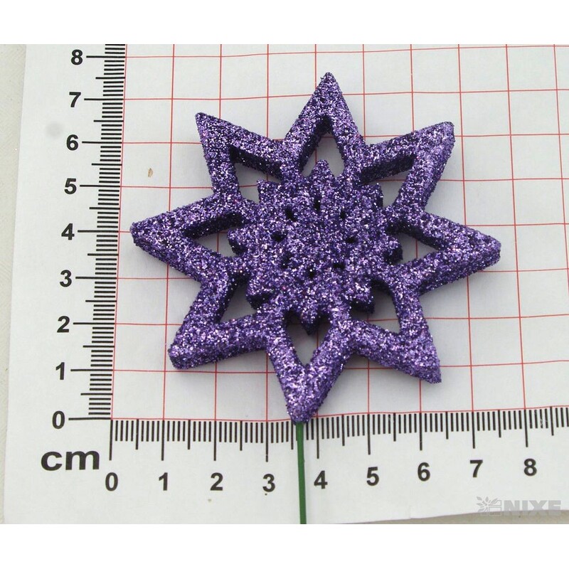 ZÁPICH VLOČKA 7x27cm 12ks*FIALOVÁ