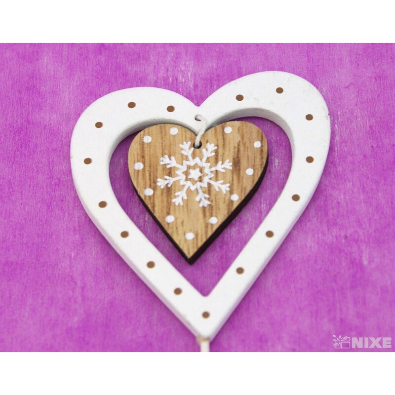 ZÁPICH SRDCE 8x27cm 8ks*