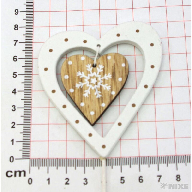 ZÁPICH SRDCE 8x27cm 8ks*