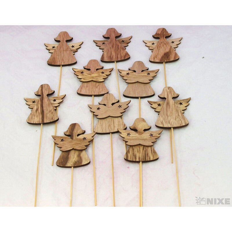 ZÁPICH ANDĚL 8x28cm 10ks*PŘÍRODNÍ