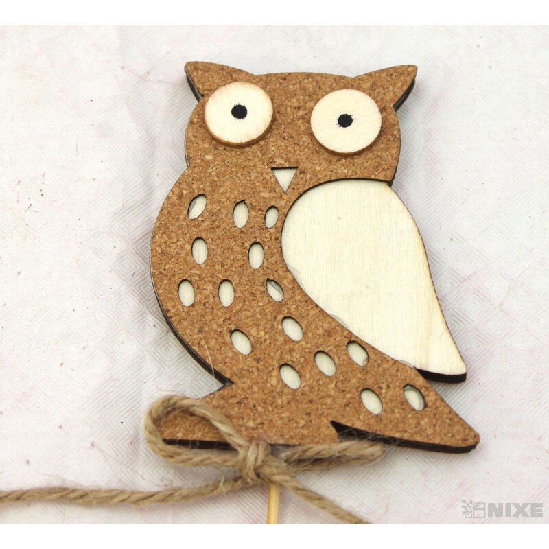 ZÁPICH SOVA 7x27cm 6ks*