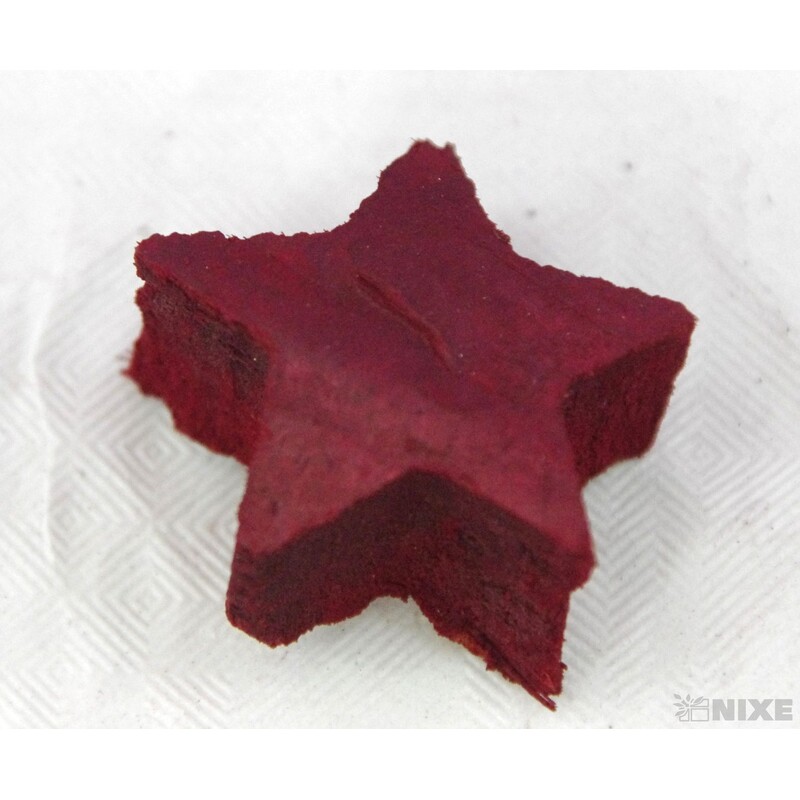 HVĚZDA 2,5cm 50ks*ČERVENÁ