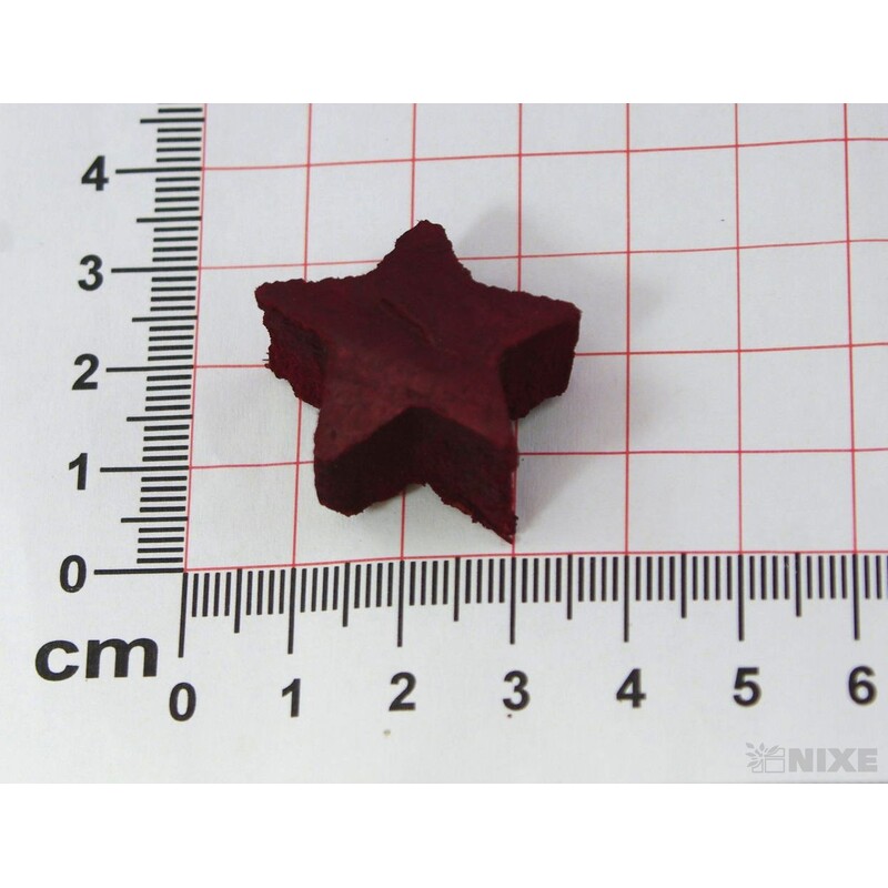 HVĚZDA 2,5cm 50ks*ČERVENÁ