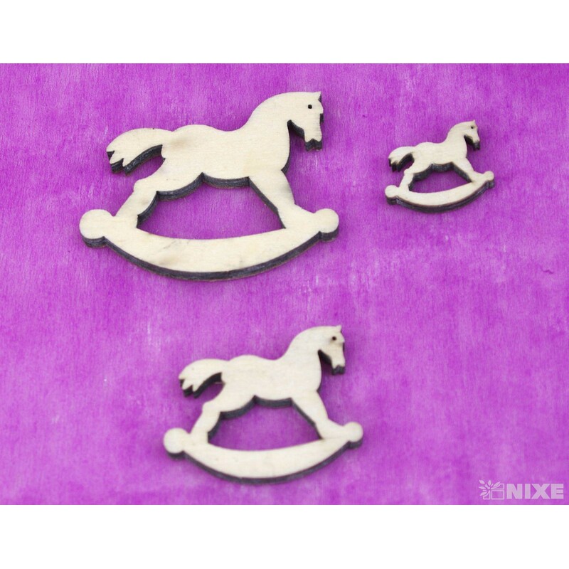 KONÍK 3-5-7cm 15ks*MIX BAREV