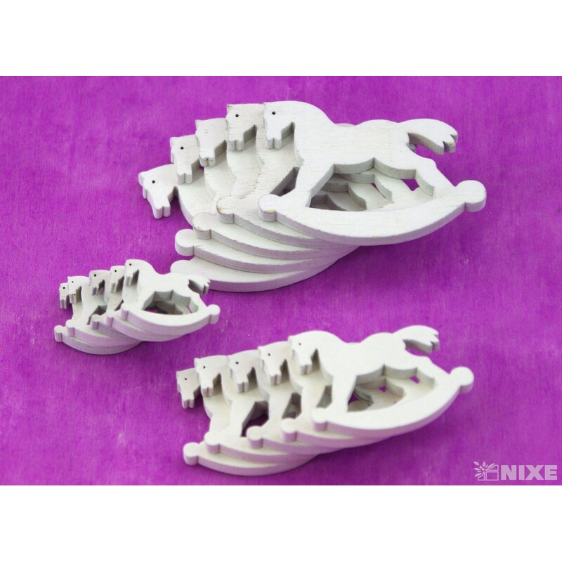 KONÍK 3-5-7cm 15ks*MIX BAREV