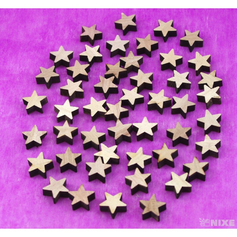 VÁNOCE MIX 2,5cm 48ks*PŘÍRODNÍ