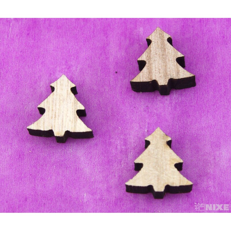 VÁNOCE MIX 2,5cm 48ks*PŘÍRODNÍ