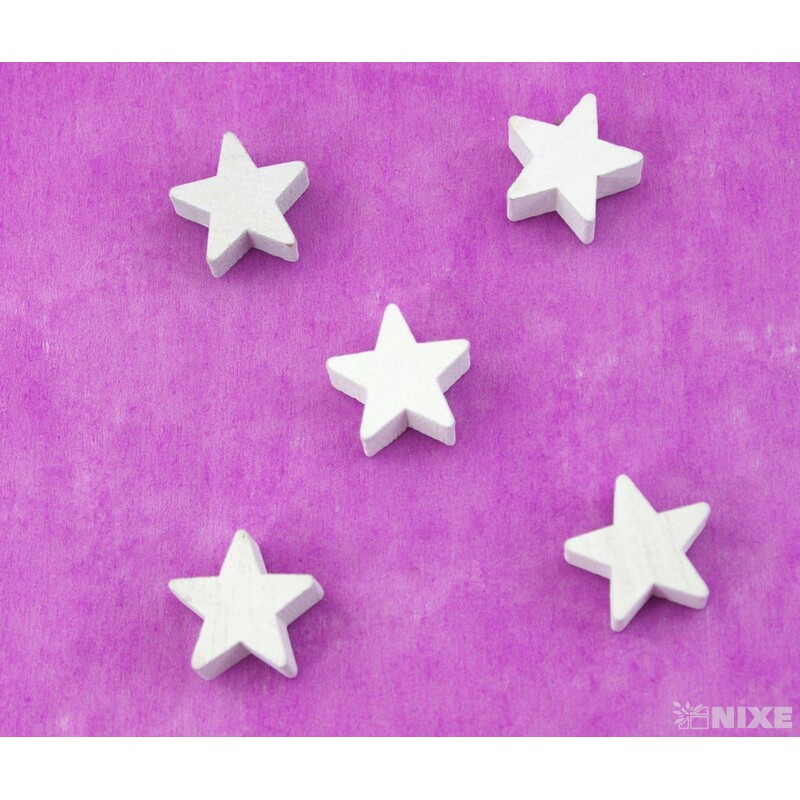 VÁNOCE MIX 2,5cm 48ks*BÍLÁ