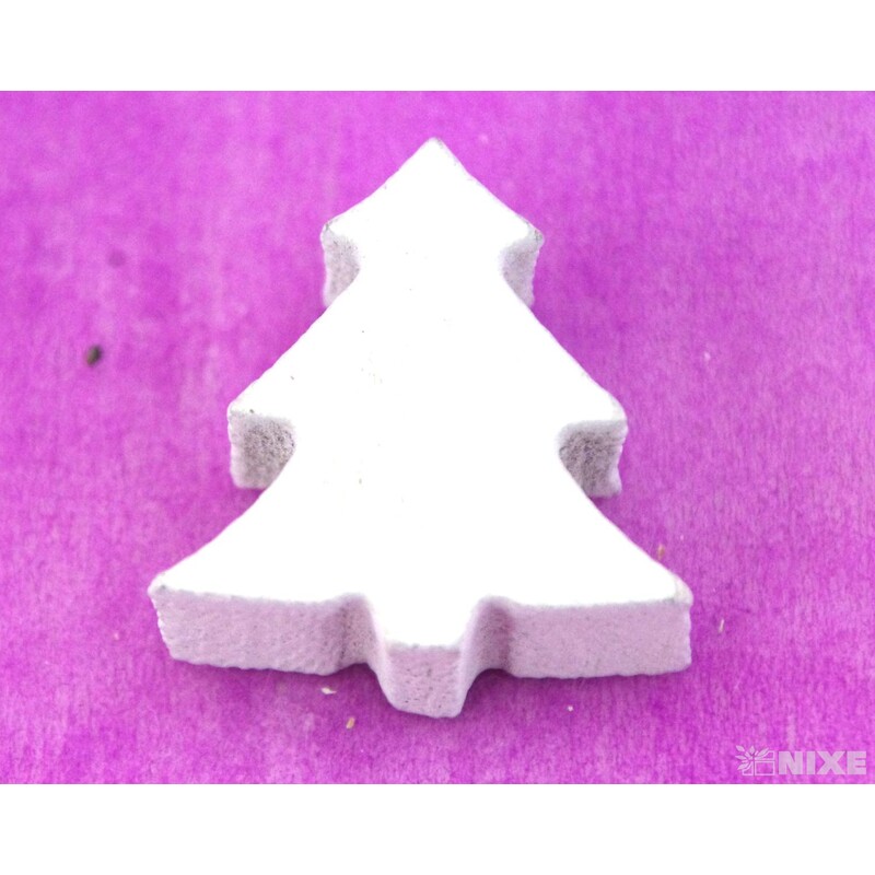 VÁNOCE MIX 2,5cm 48ks*BÍLÁ