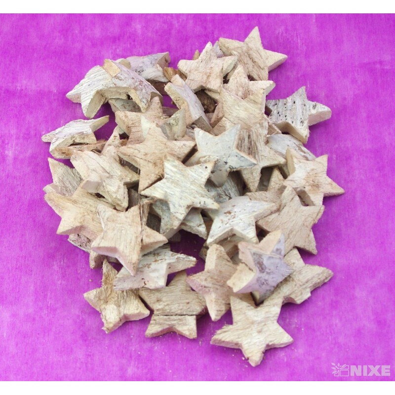 HVĚZDA 5,5cm 50ks*BÍLÁ