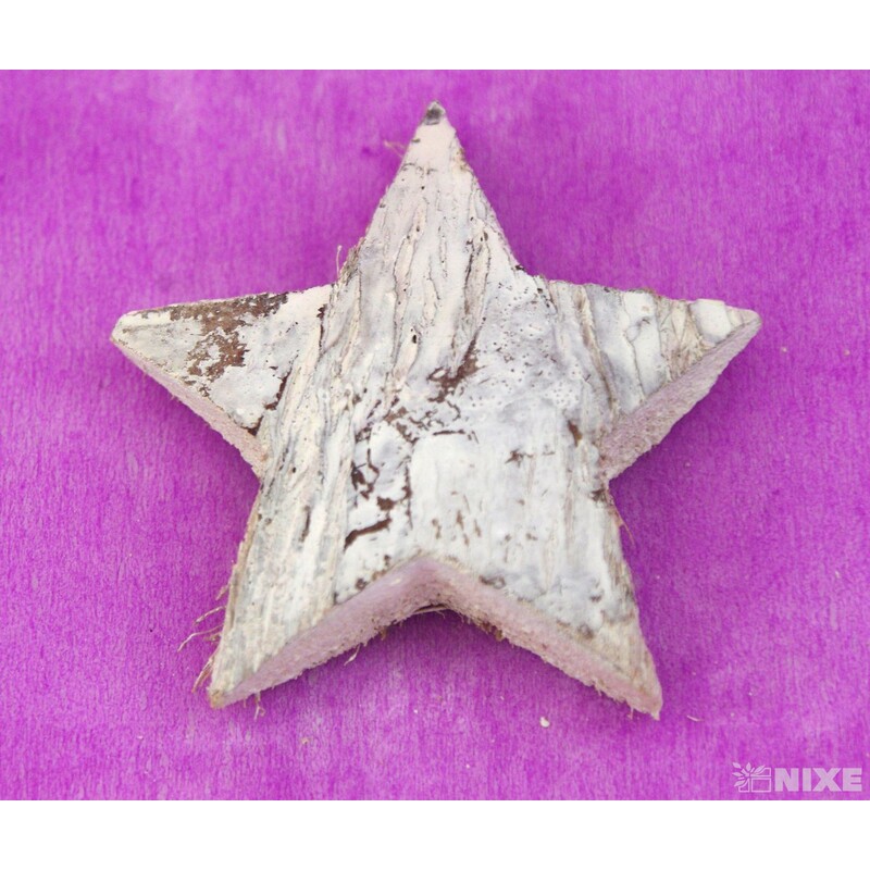 HVĚZDA 5,5cm 50ks*BÍLÁ