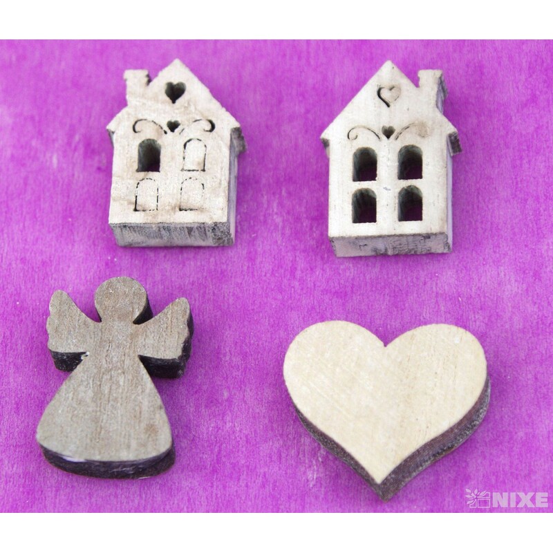 VÁNOCE MIX 3cm 24ks*MIX BAREV V+