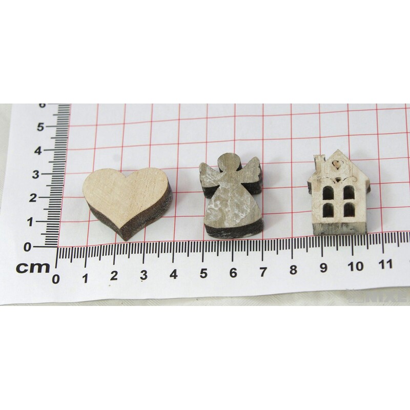 VÁNOCE MIX 3cm 24ks*MIX BAREV V+