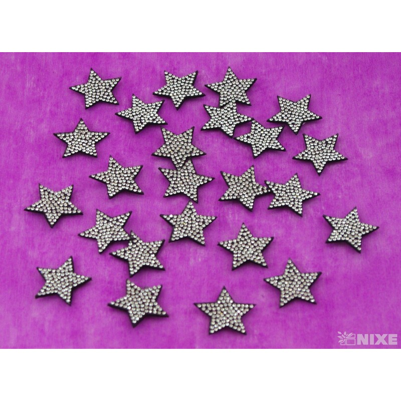 HVĚZDA NALEP 3,5cm 24ks*