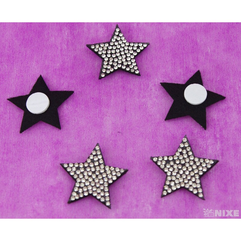 HVĚZDA NALEP 3,5cm 24ks*