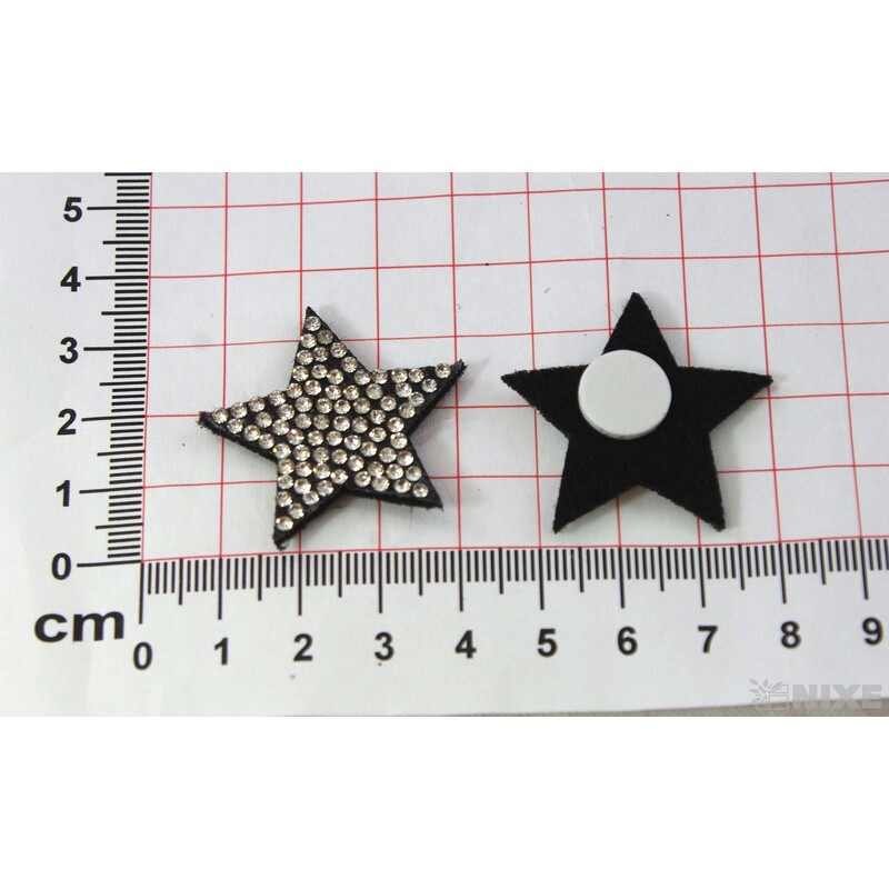 HVĚZDA NALEP 3,5cm 24ks*