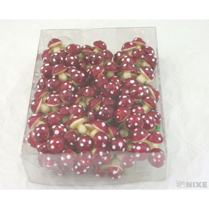 ZÁPICH MUCHOMŮRKA 2,5x10,5cm 144ks*ČERVENÁ