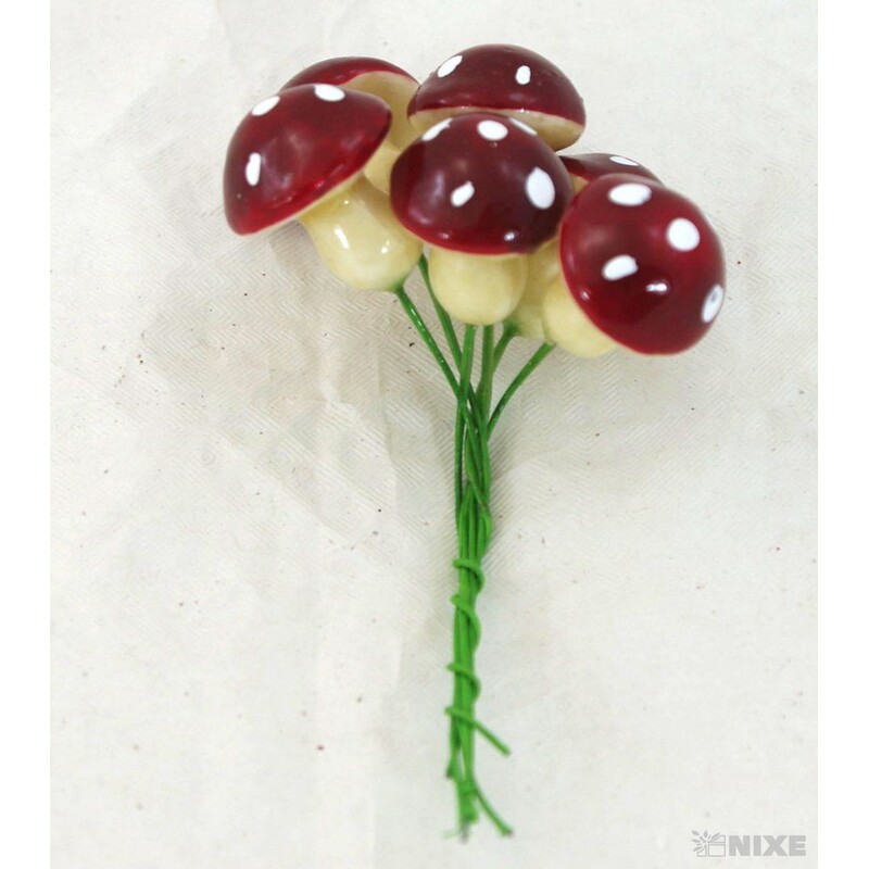 ZÁPICH MUCHOMŮRKA 2,5x10,5cm 144ks*ČERVENÁ