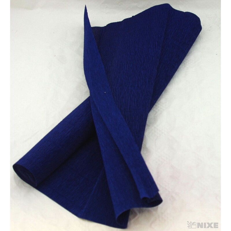 KREP 50cmx2,5m 180g*561 MODRÁ NÁMOŘNÍ V+